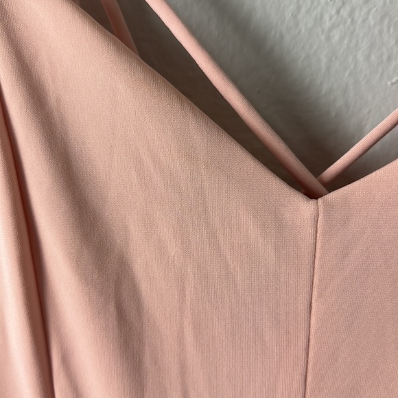 Topshop Light Pink Strappy Mini Babydoll Dress - Picture 4 of 9